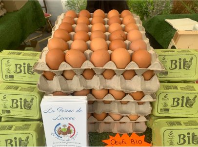 Vente d'Oeufs Bio à la Ferme de Laveau - Faÿ lès Nemours (77)