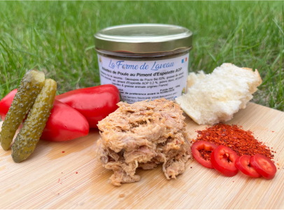 Rillettes, tartinades et terrine de Poule à la Ferme de Laveau - Faÿ lès Nemours (77)