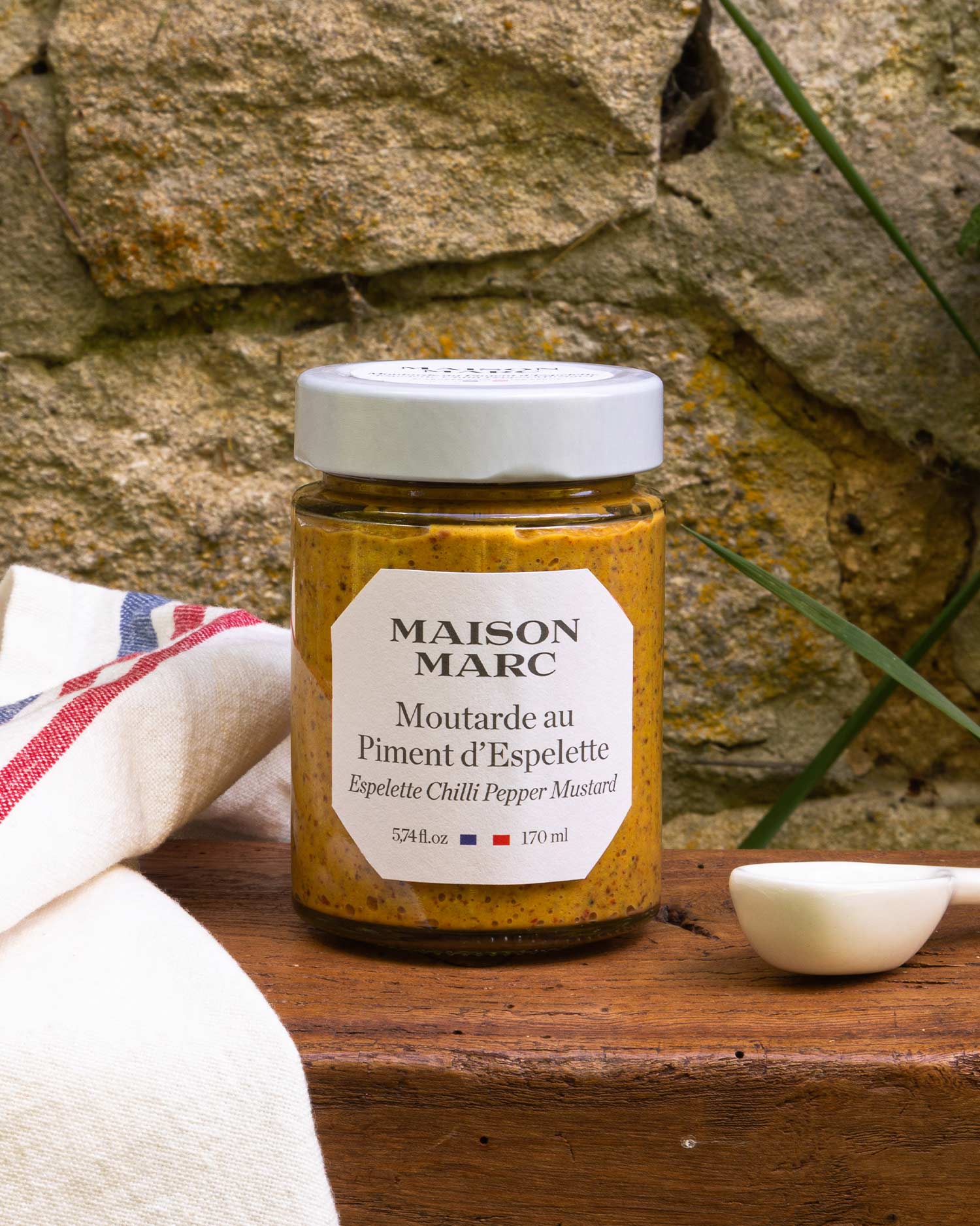 MOUTARDE AU PIMENT D'ESPELETTE