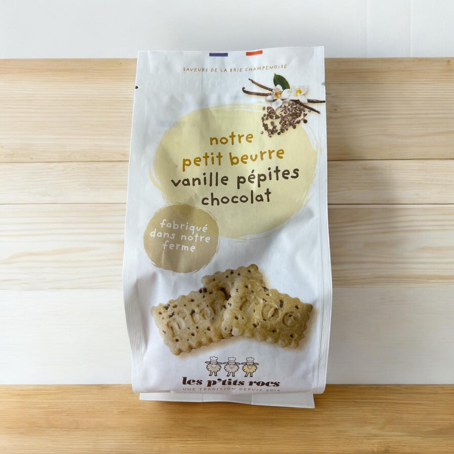 PETIT BEURRE VANILLE/PEPITES CHOCOLAT